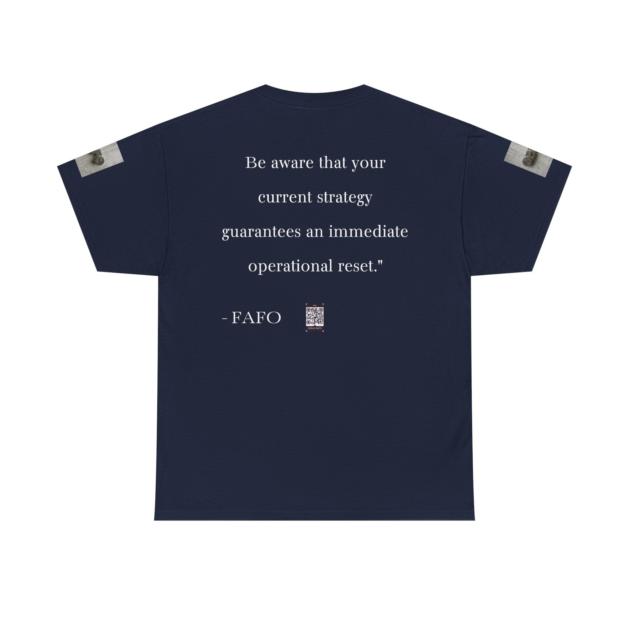 #GXF-025a "Be aware that your current strategy guarantees an immediate operational reset."