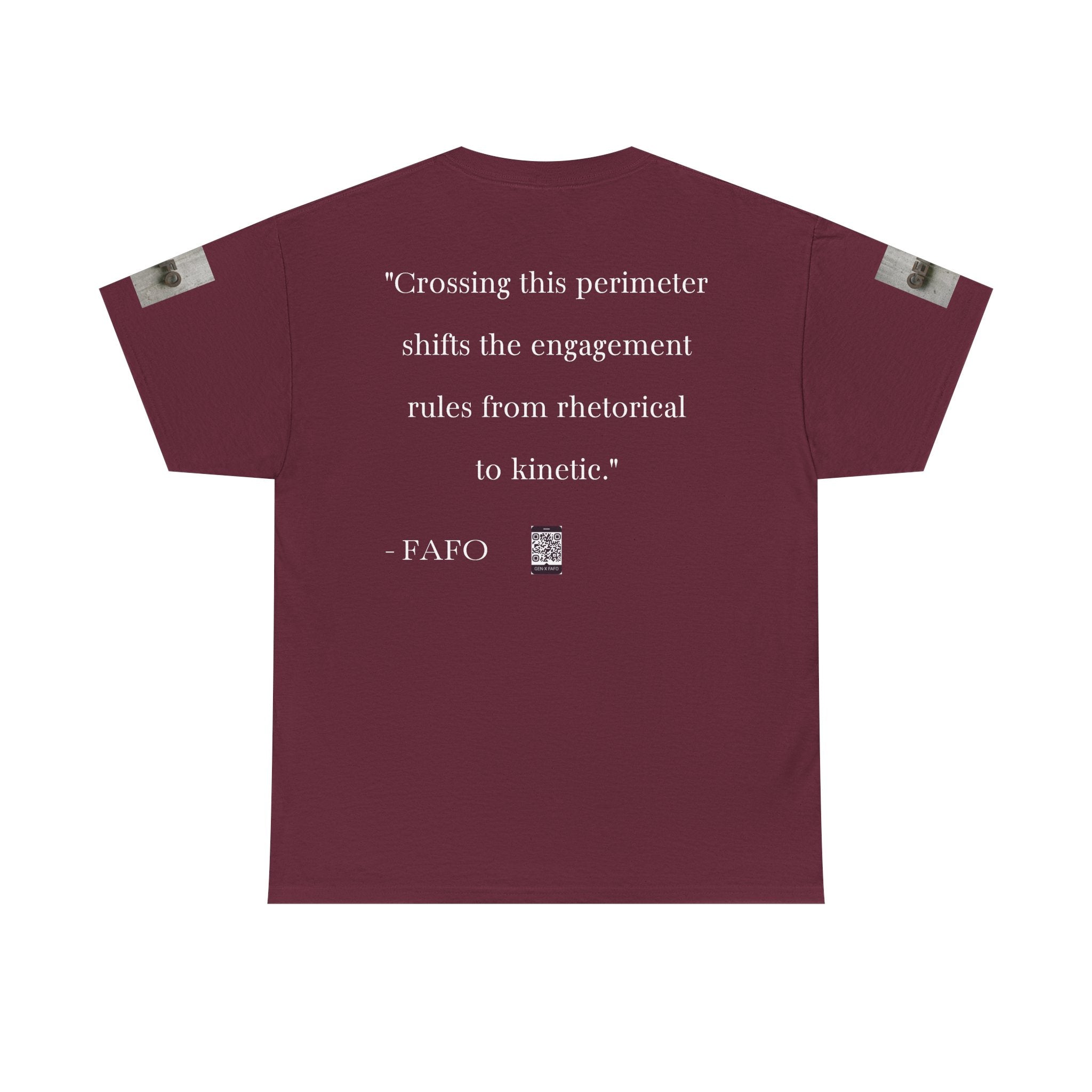 #GXFU-024a "Crossing this perimeter shifts the engagement rules from rhetorical to kinetic."