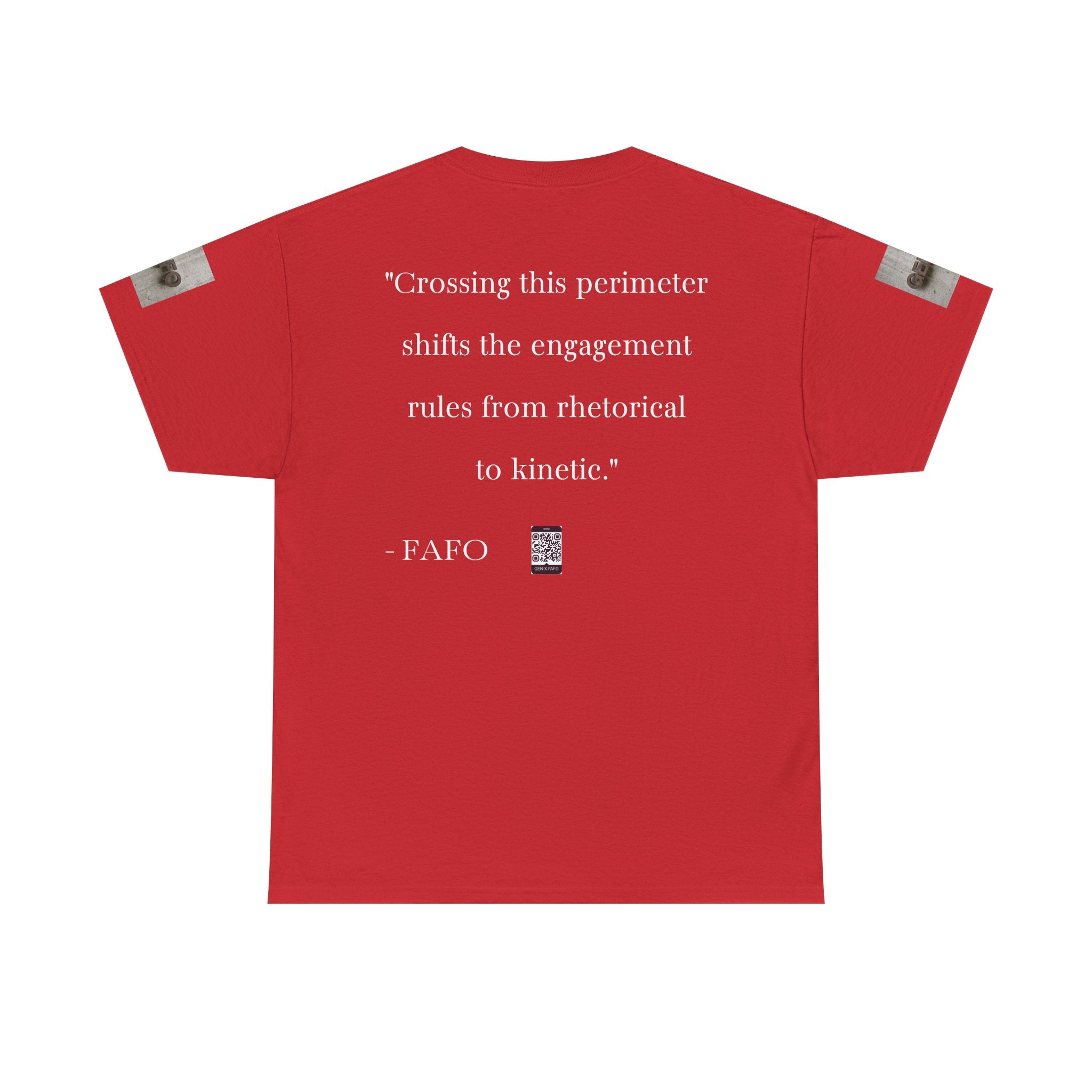 #GXFU-024a "Crossing this perimeter shifts the engagement rules from rhetorical to kinetic."