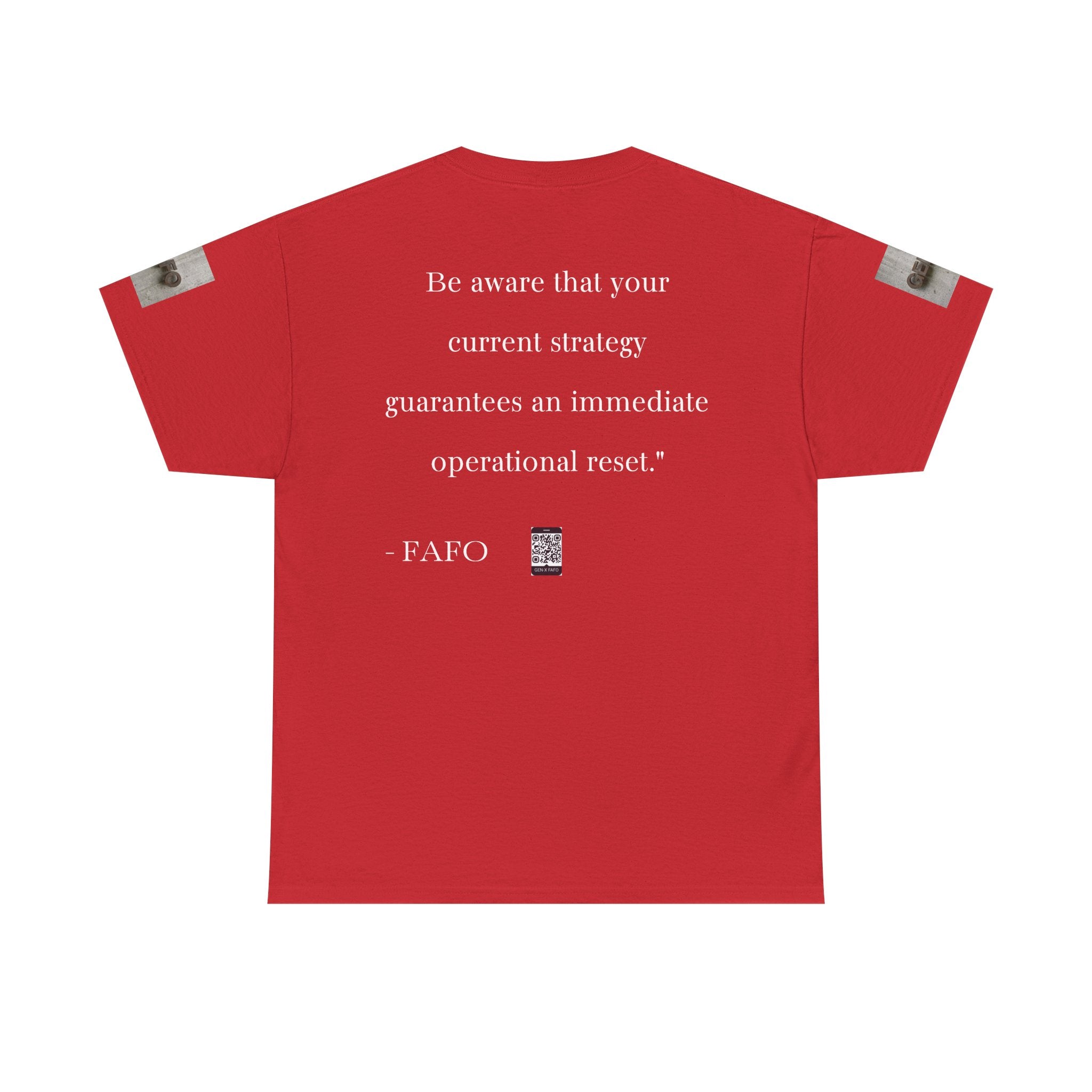 #GXF-025a "Be aware that your current strategy guarantees an immediate operational reset."
