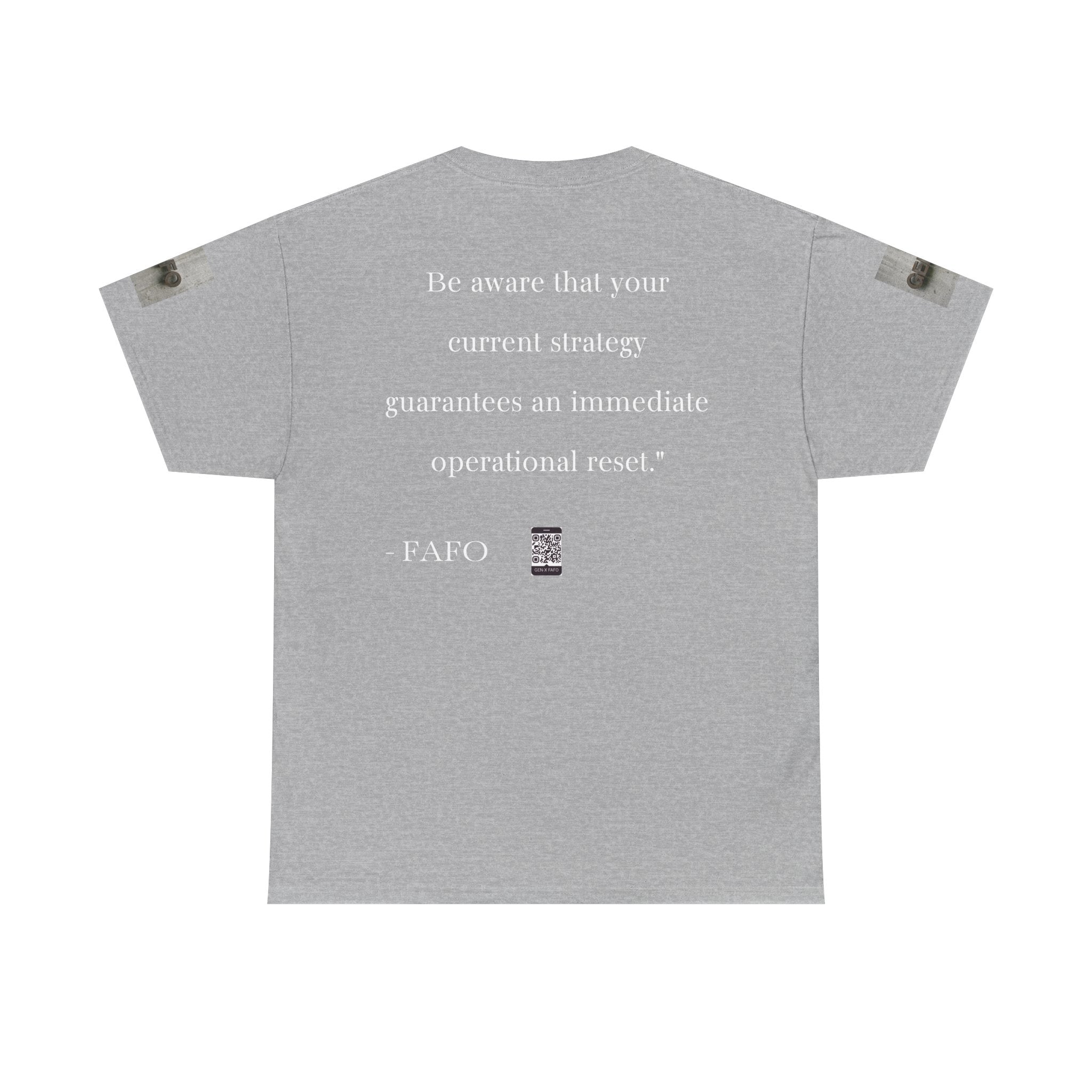 #GXF-025a "Be aware that your current strategy guarantees an immediate operational reset."