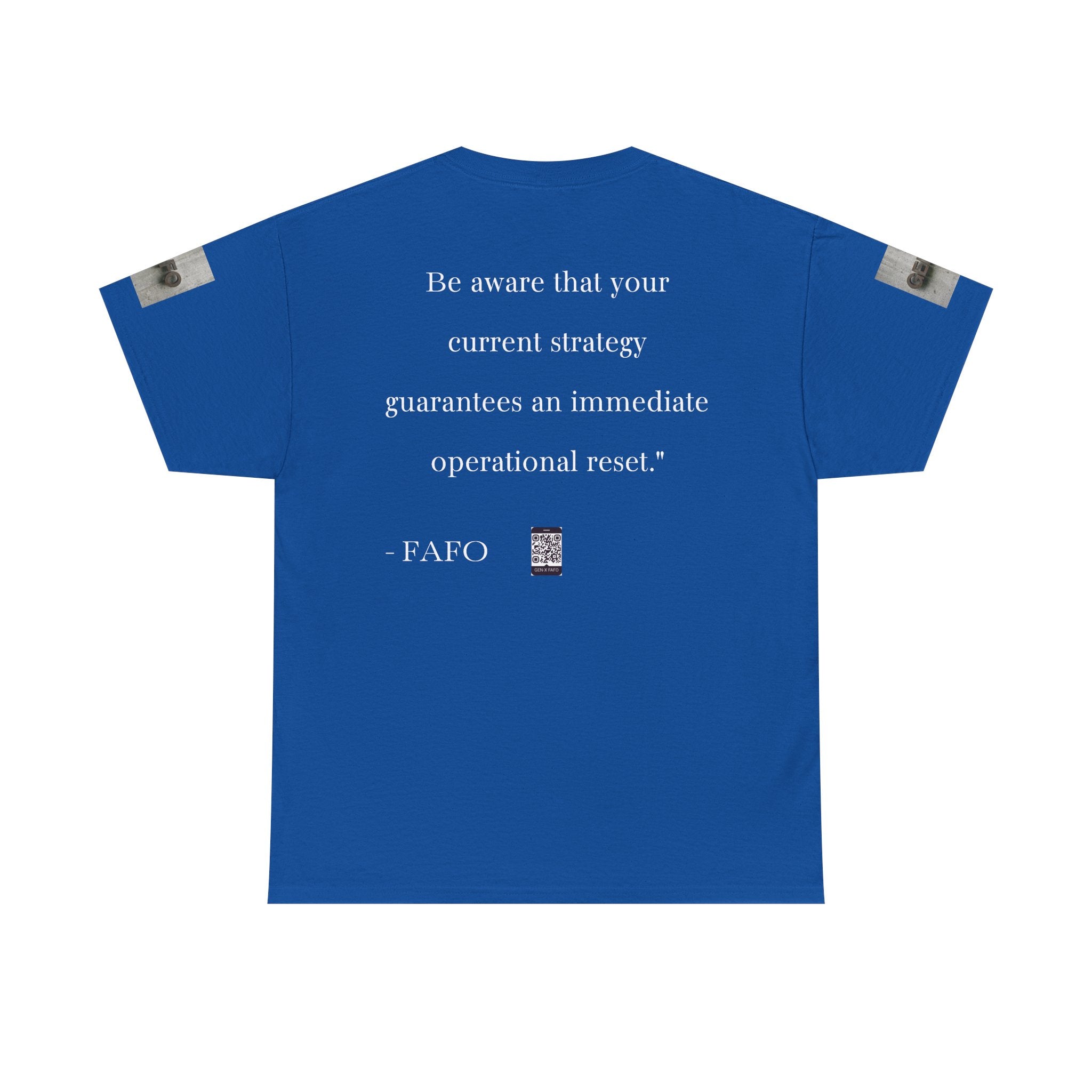 #GXF-025a "Be aware that your current strategy guarantees an immediate operational reset."