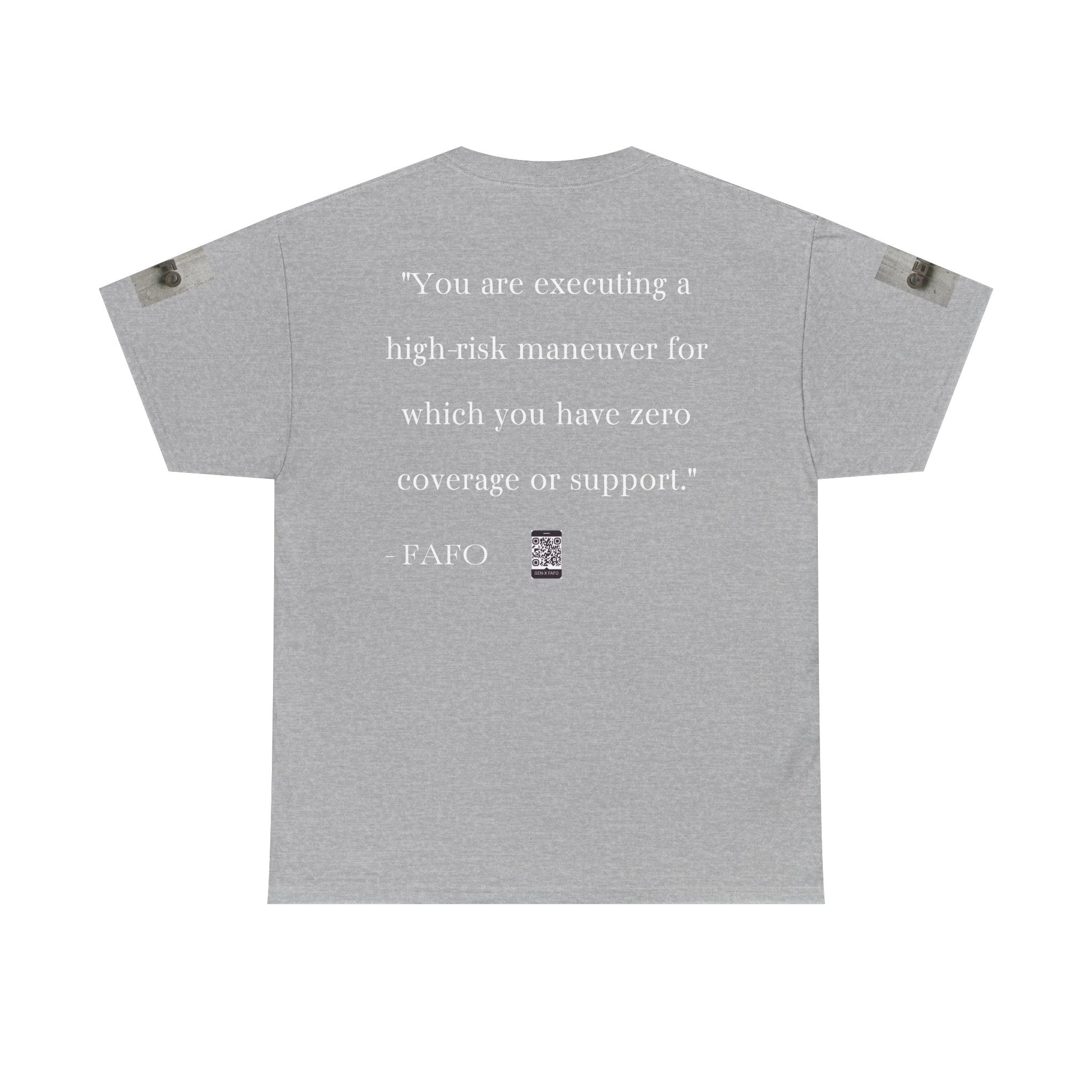 #GXF-023a "You are executing a high-risk maneuver for which you have zero coverage or support."