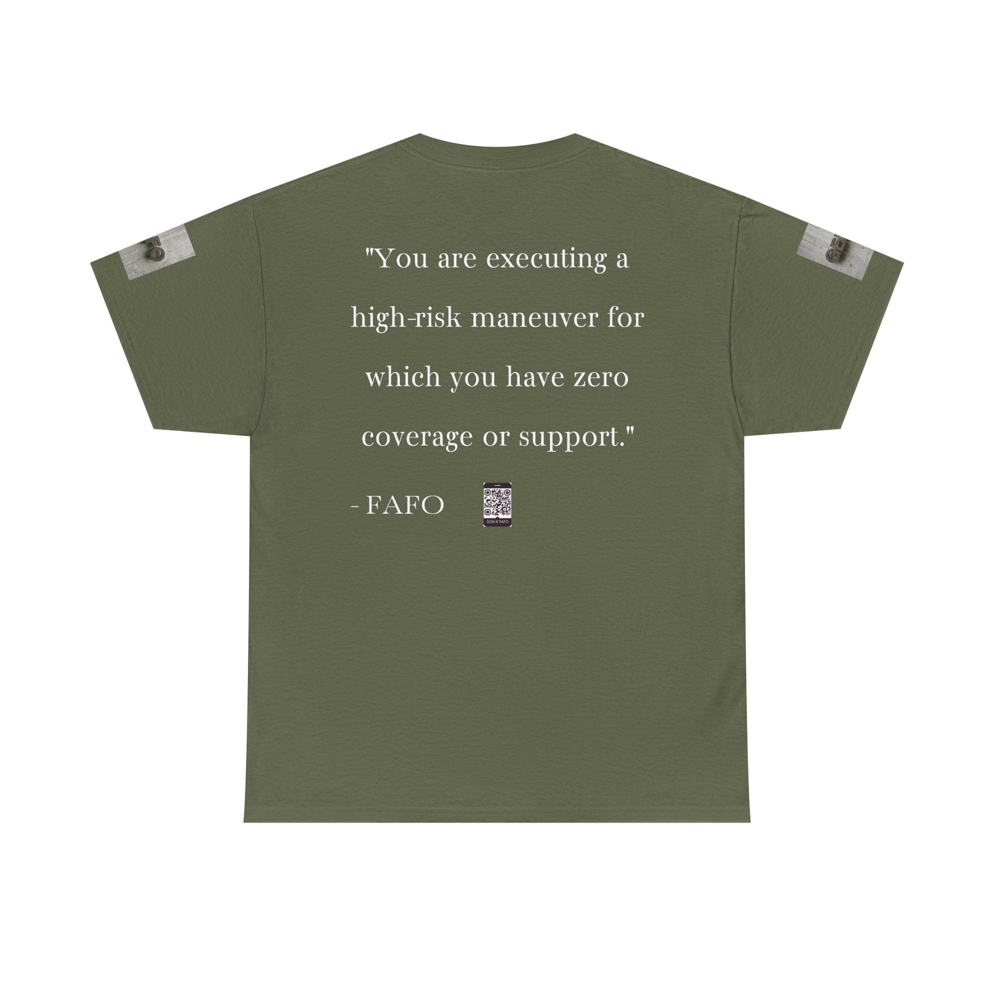 #GXF-023a "You are executing a high-risk maneuver for which you have zero coverage or support."