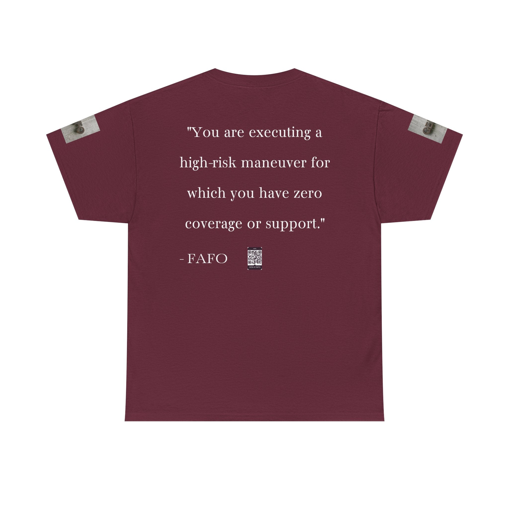 #GXF-023a "You are executing a high-risk maneuver for which you have zero coverage or support."