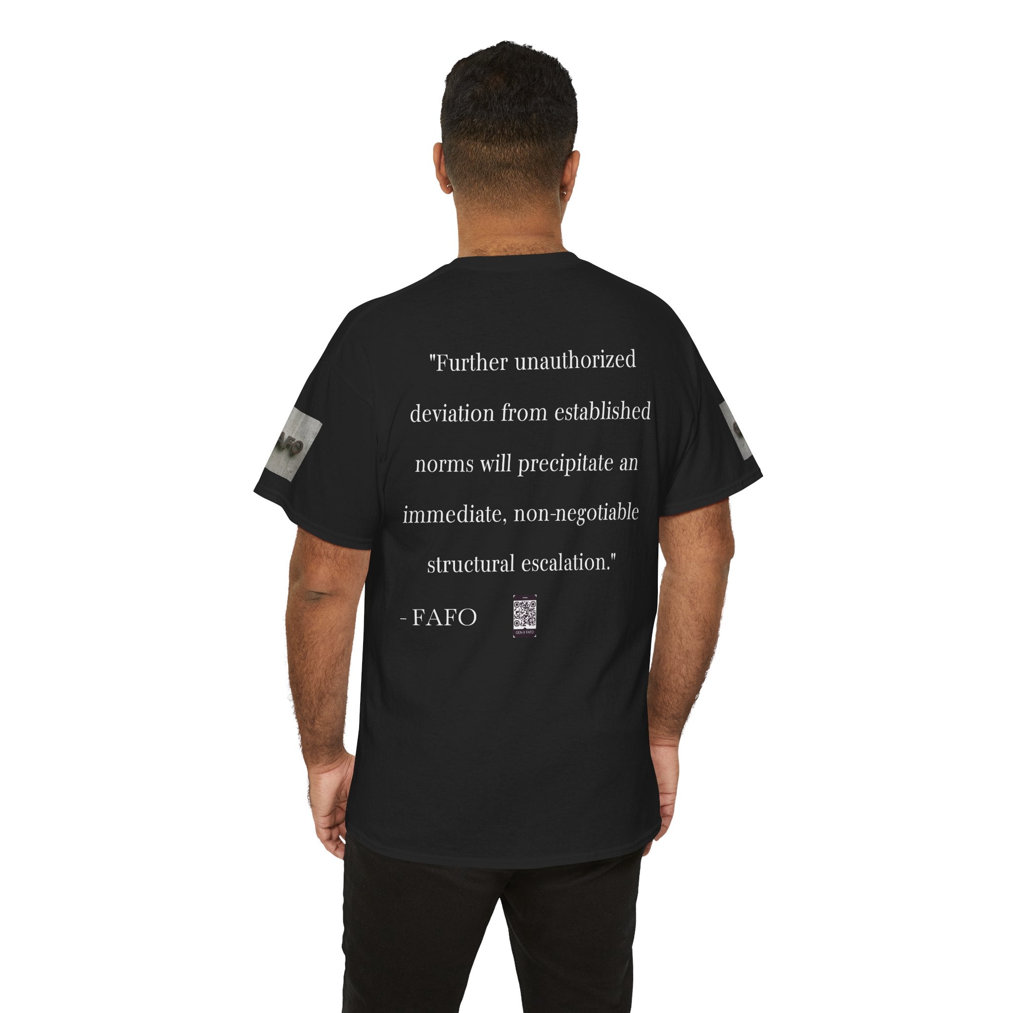 #GXF-001a "Further unauthorized deviation from established norms will precipitate an immediate...
