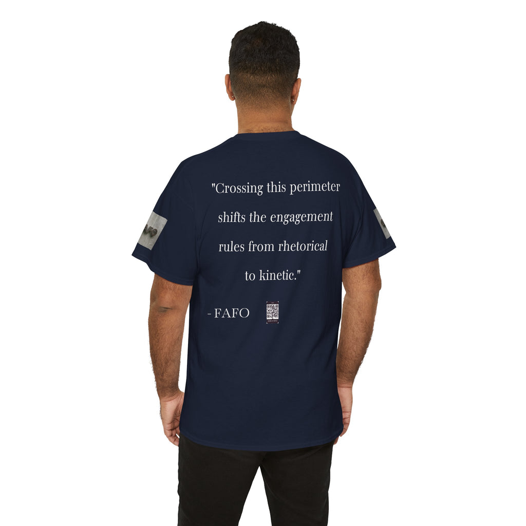#GXFU-024a "Crossing this perimeter shifts the engagement rules from rhetorical to kinetic."