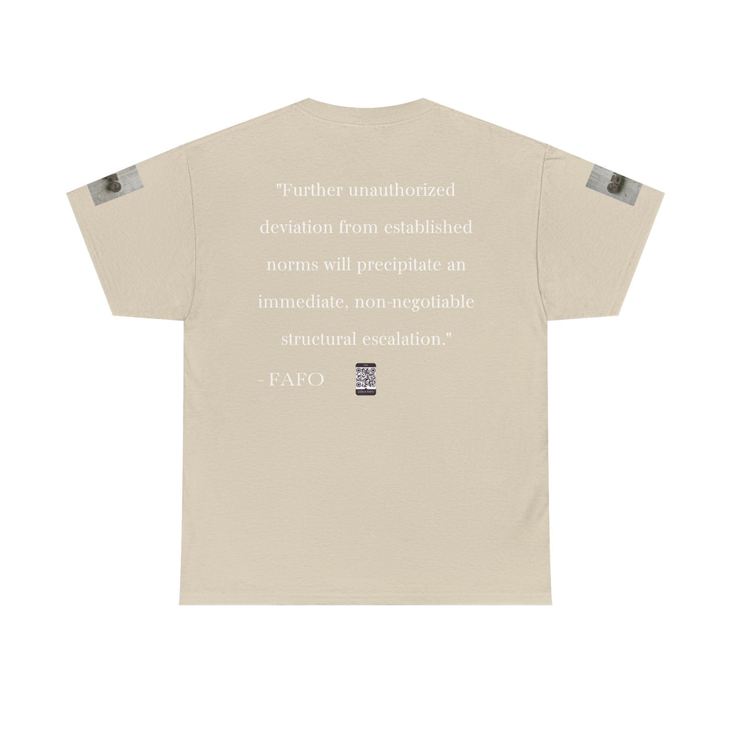 #GXF-001a "Further unauthorized deviation from established norms will precipitate an immediate...