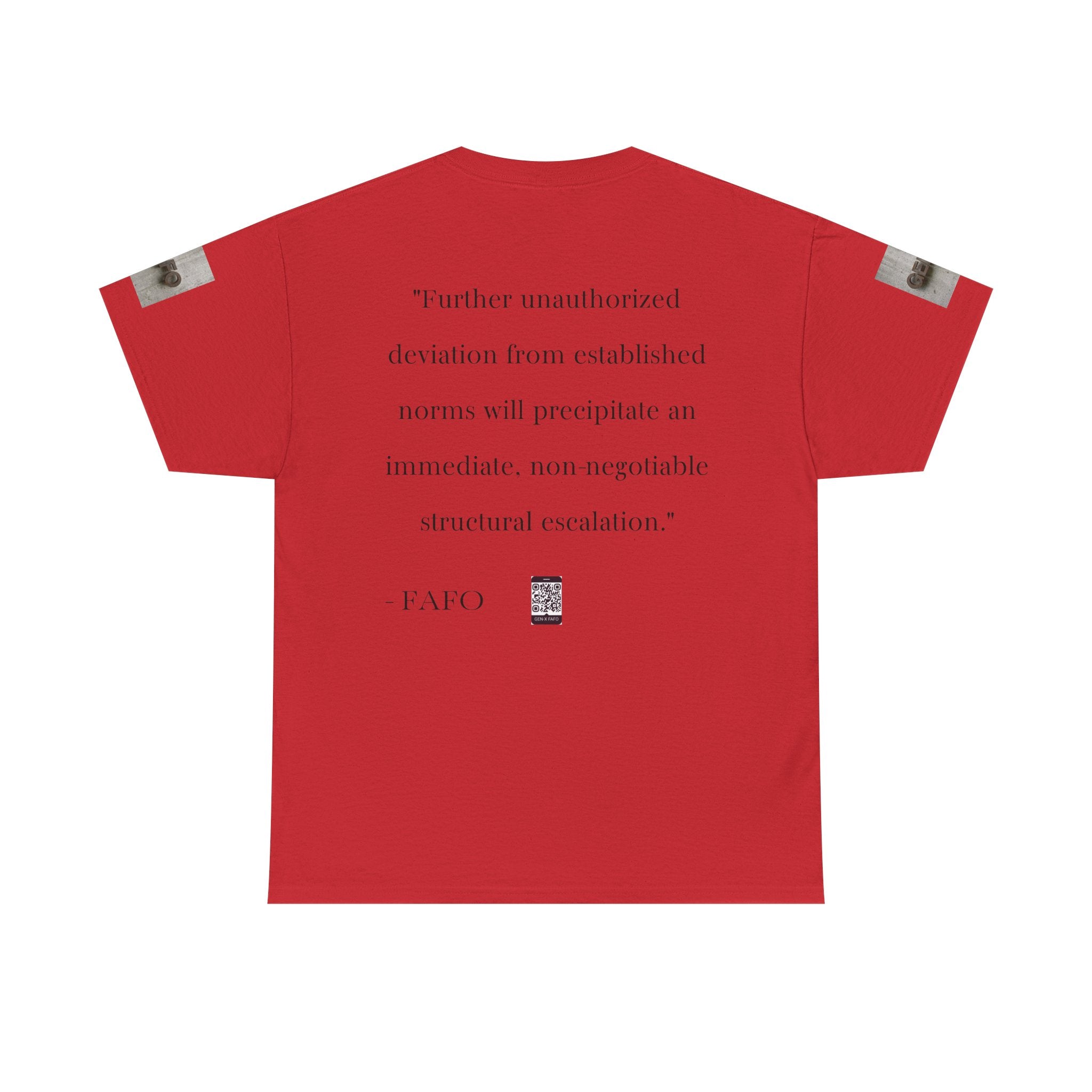 #GXF-001 "Further unauthorized deviation from established norms will precipitate an immediate...