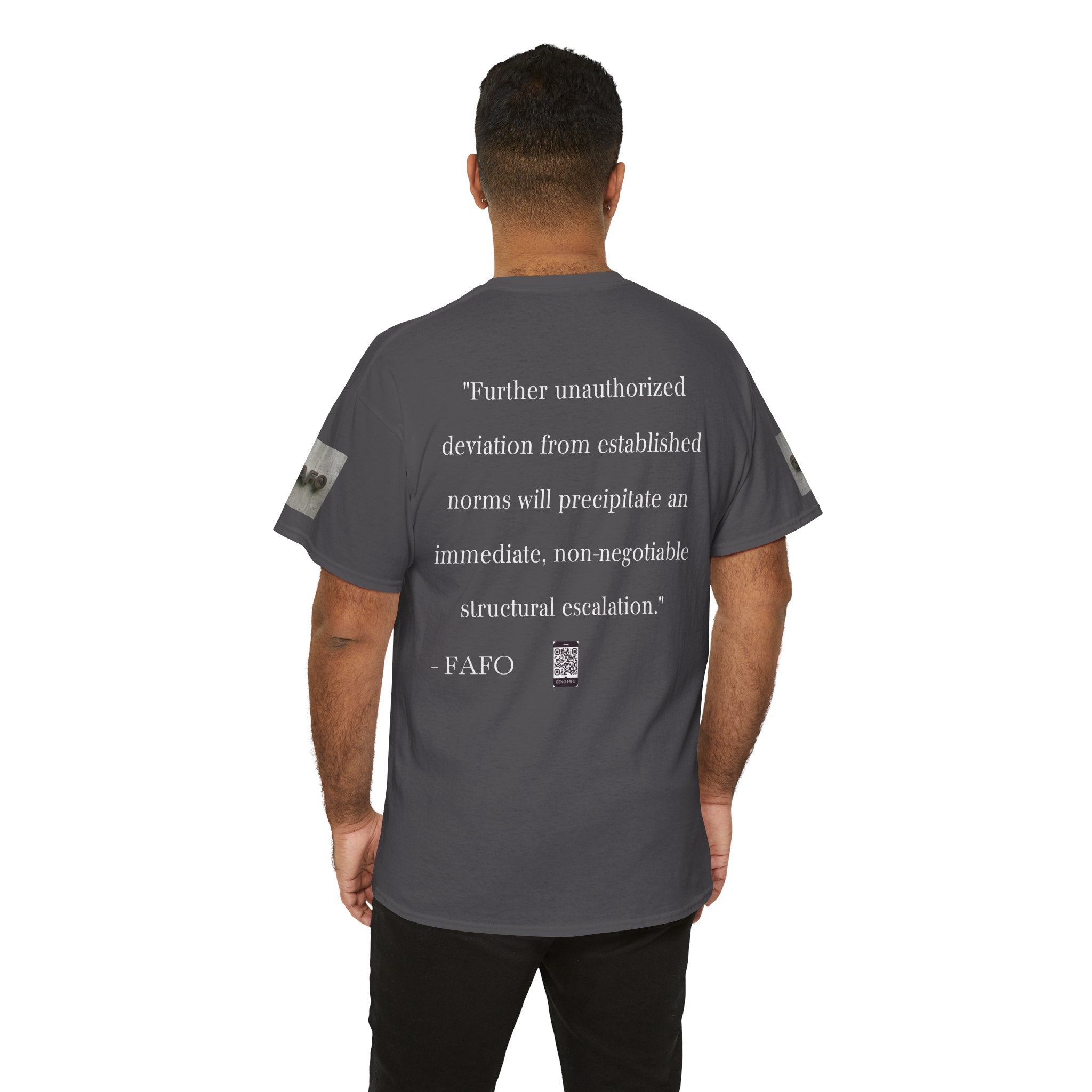 #GXF-001a "Further unauthorized deviation from established norms will precipitate an immediate...