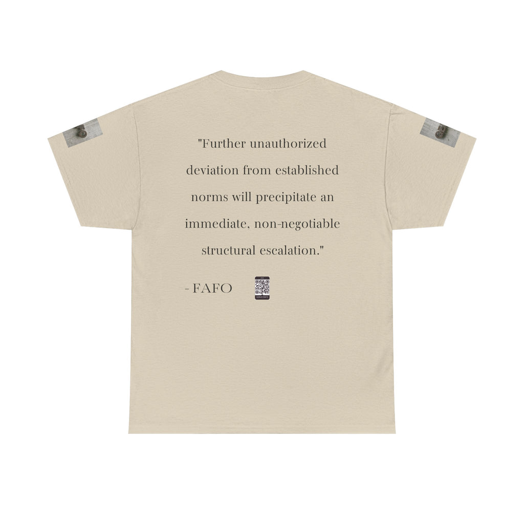 #GXF-001 "Further unauthorized deviation from established norms will precipitate an immediate...