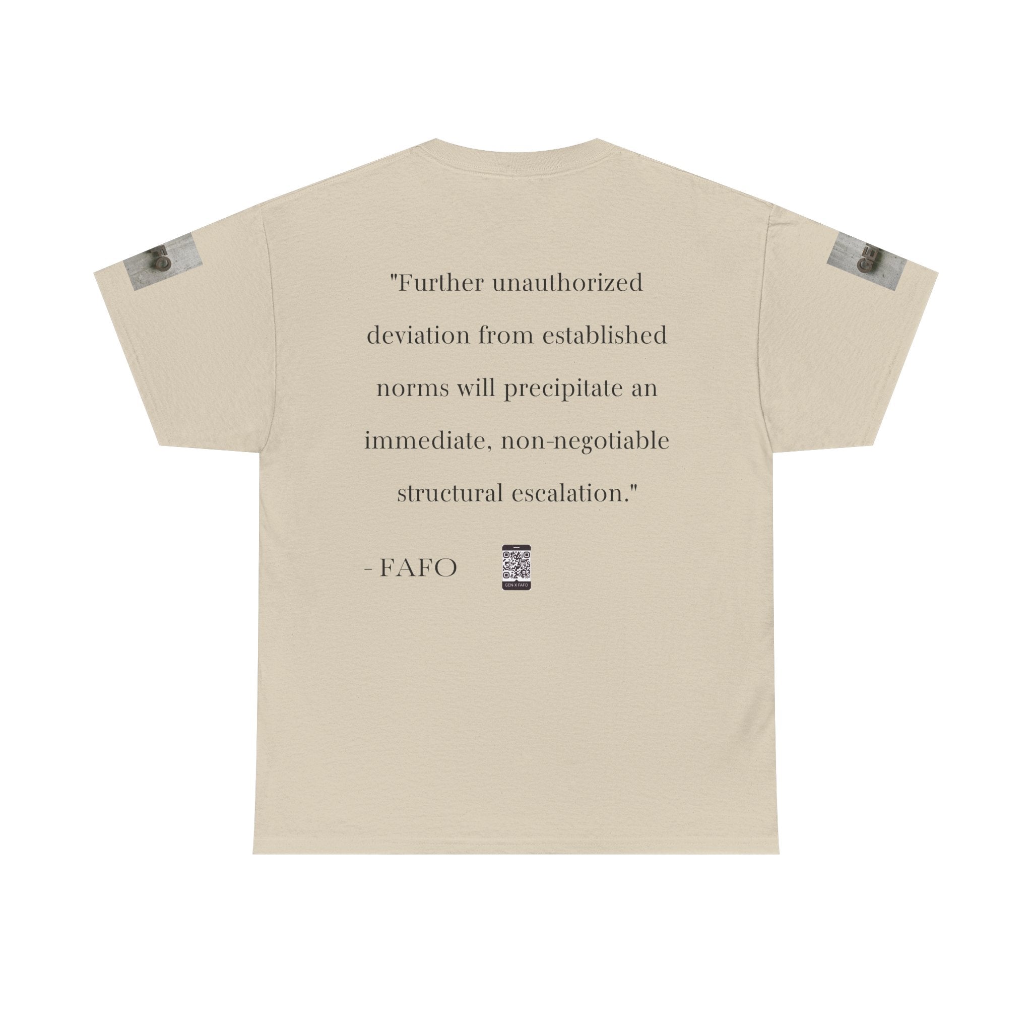 #GXF-001 "Further unauthorized deviation from established norms will precipitate an immediate...
