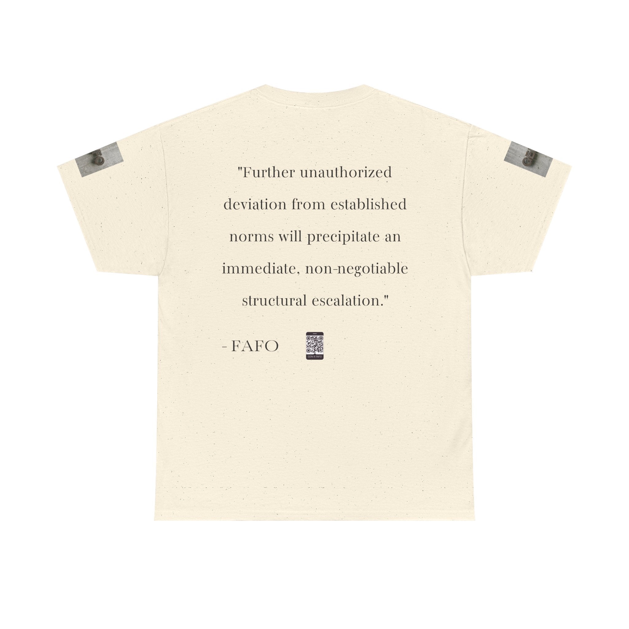 #GXF-001 "Further unauthorized deviation from established norms will precipitate an immediate...