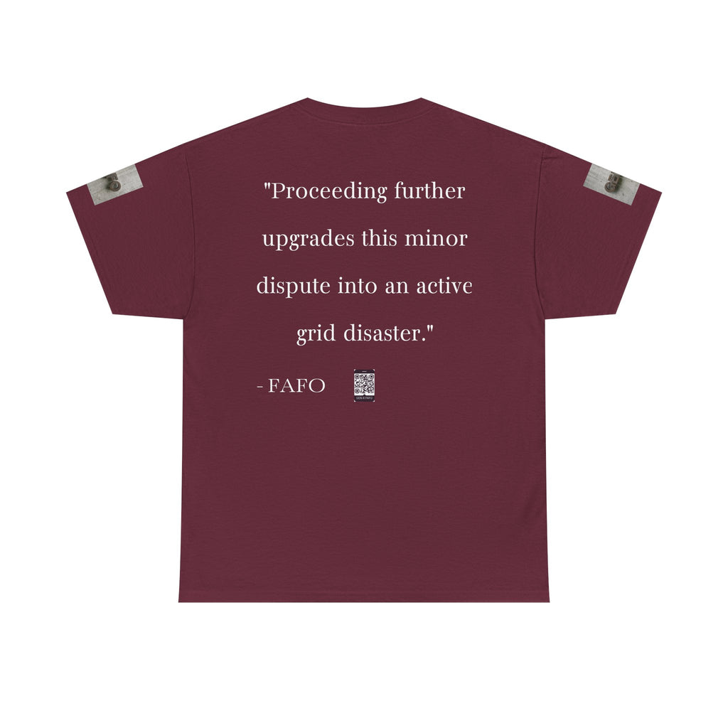 #GXF-022a "Proceeding further upgrades this minor dispute into an active grid disaster."