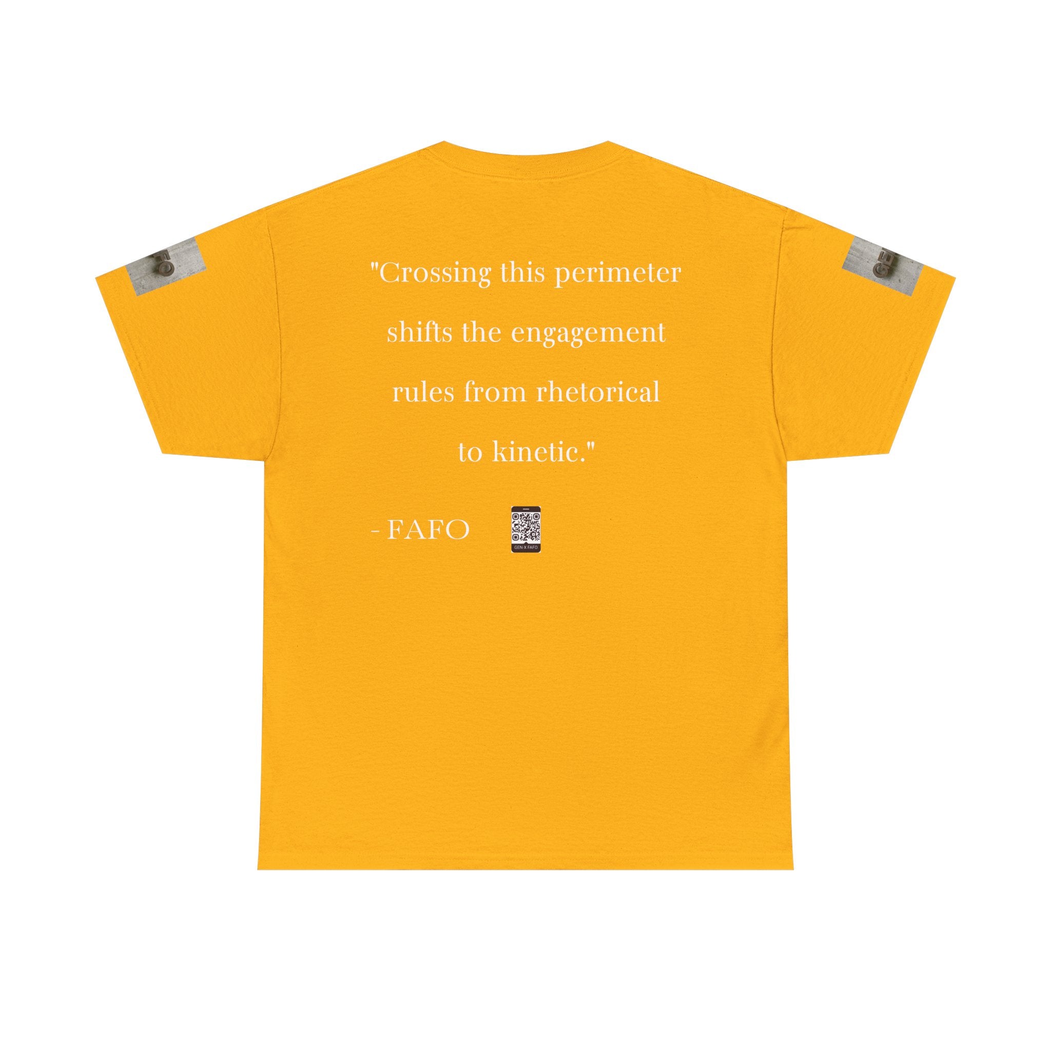 #GXFU-024a "Crossing this perimeter shifts the engagement rules from rhetorical to kinetic."
