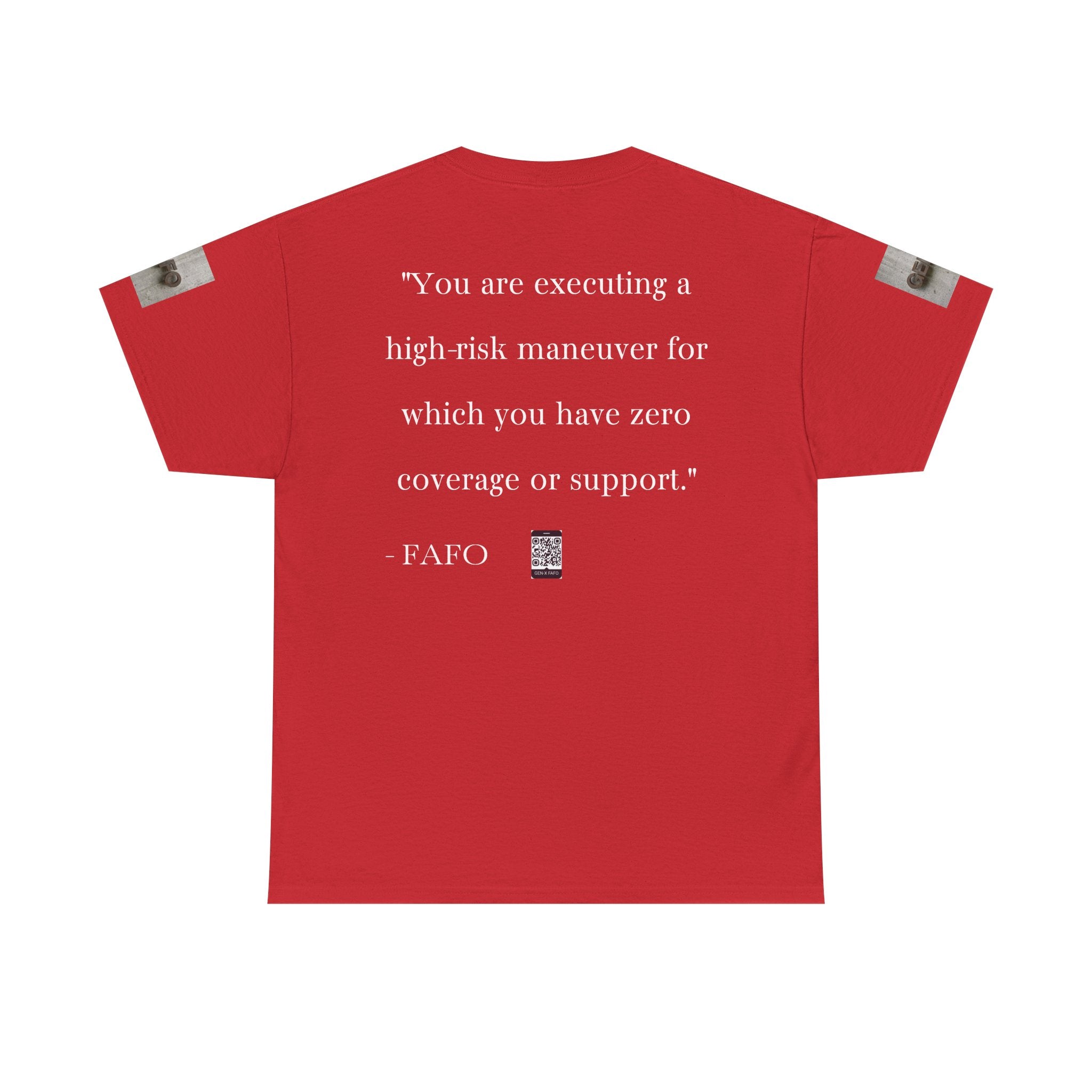 #GXF-023a "You are executing a high-risk maneuver for which you have zero coverage or support."