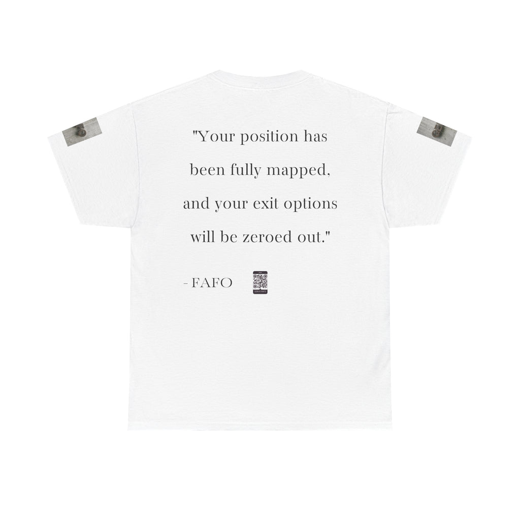 #GXF-027 "Your position has been fully mapped, and your exit options will be zeroed out."