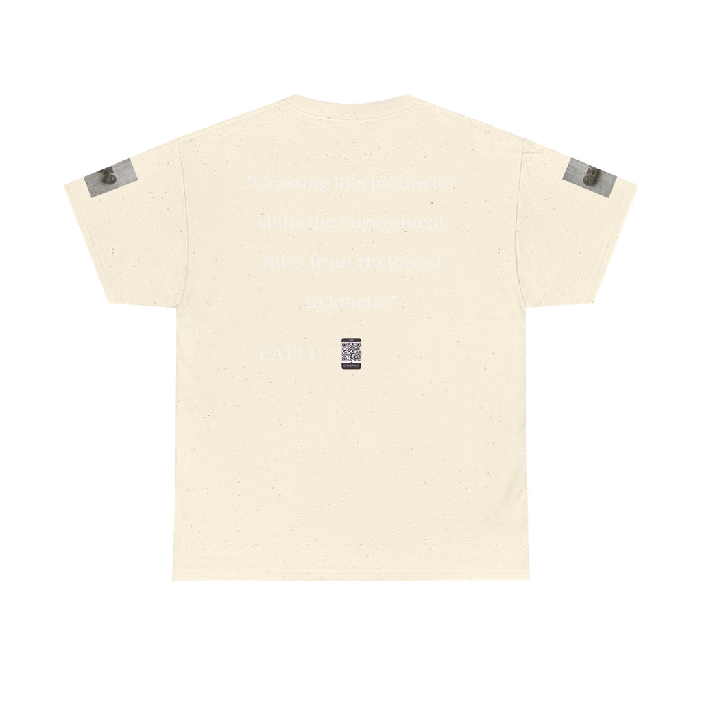 #GXFU-024a "Crossing this perimeter shifts the engagement rules from rhetorical to kinetic."