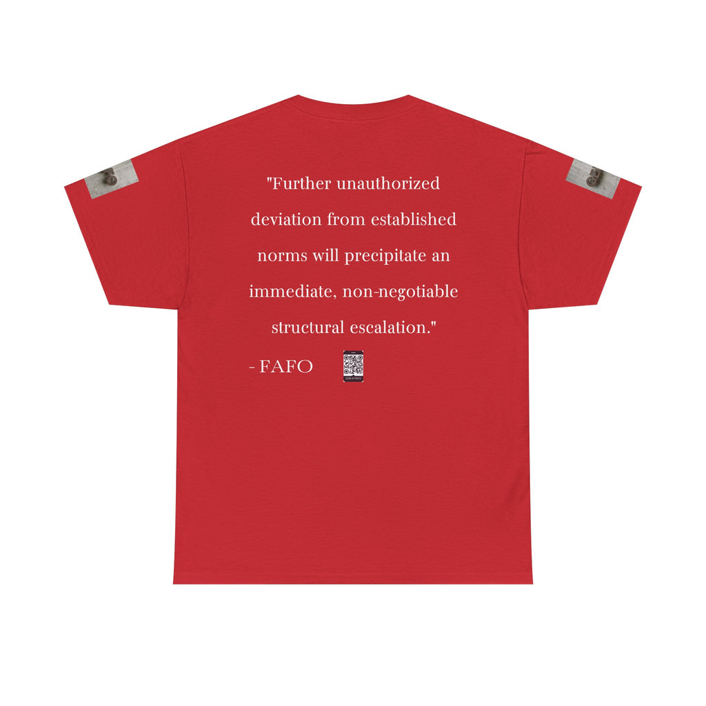 #GXF-001a "Further unauthorized deviation from established norms will precipitate an immediate...