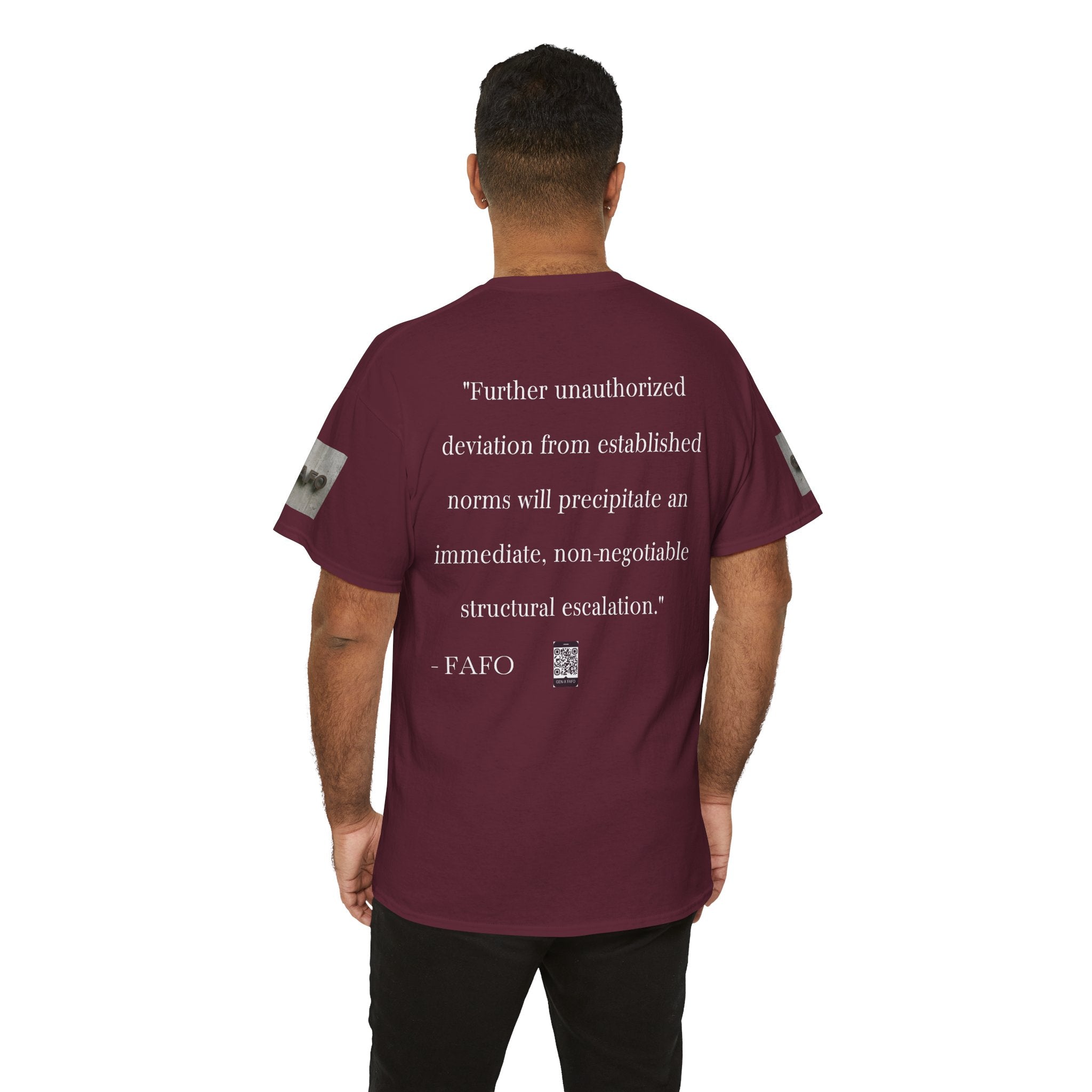 #GXF-001a "Further unauthorized deviation from established norms will precipitate an immediate...
