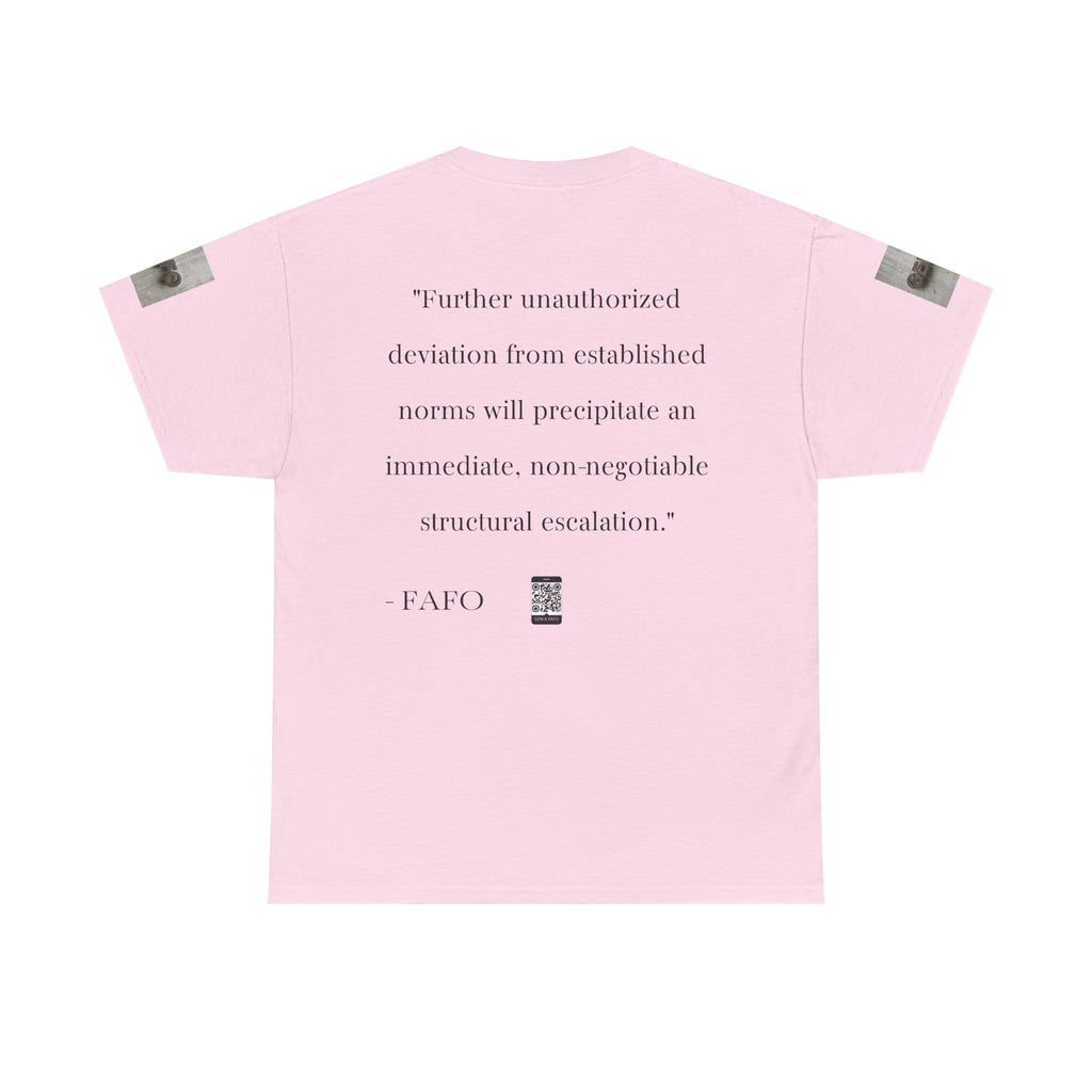#GXF-001 "Further unauthorized deviation from established norms will precipitate an immediate...