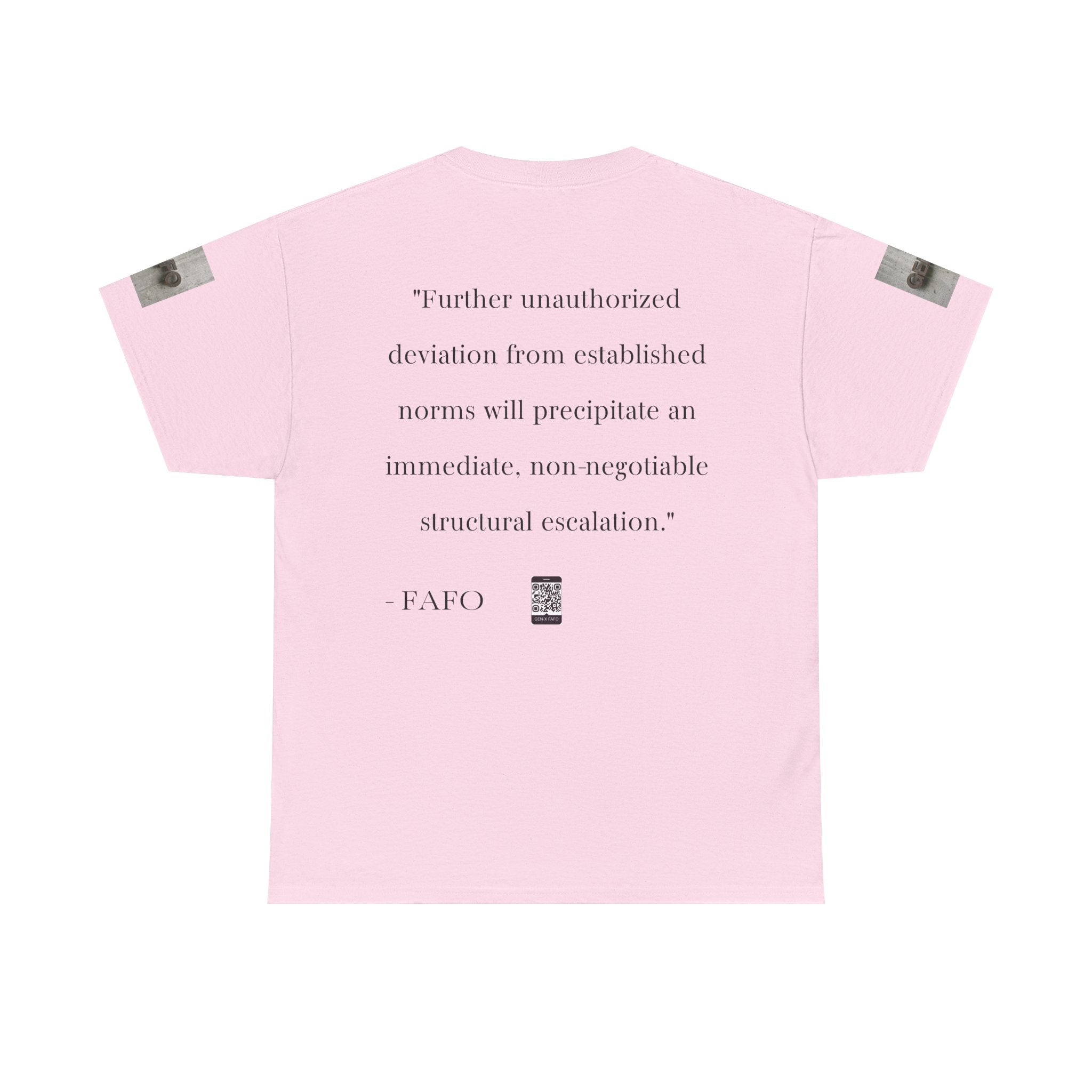 #GXF-001 "Further unauthorized deviation from established norms will precipitate an immediate...