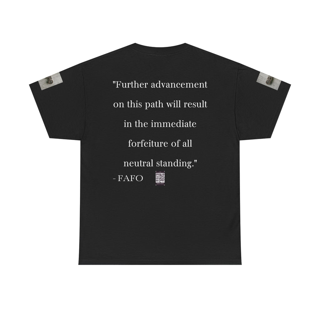 #GXF-006a "Further advancement on this path will result in the immediate forfeiture of all...