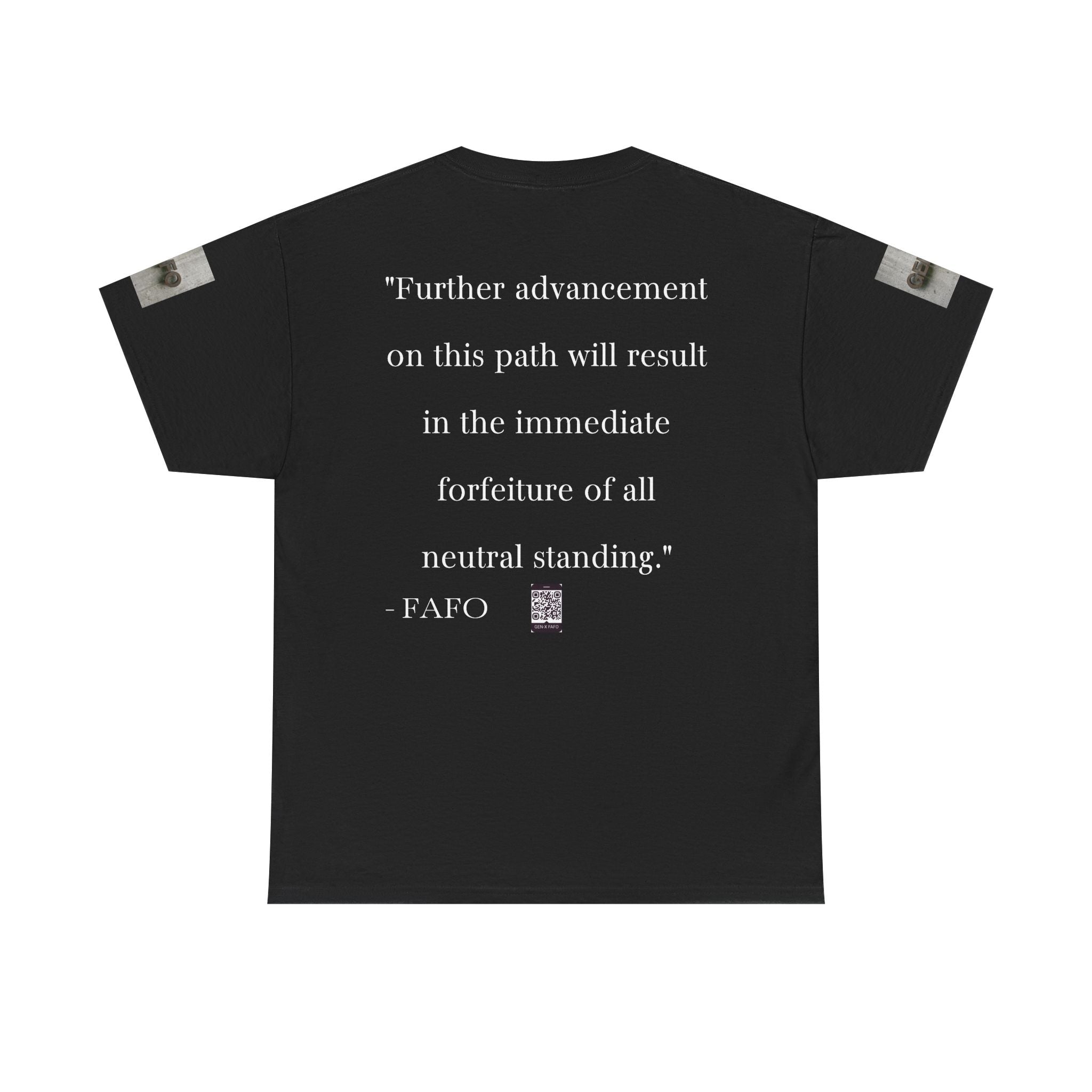 #GXF-006a "Further advancement on this path will result in the immediate forfeiture of all...