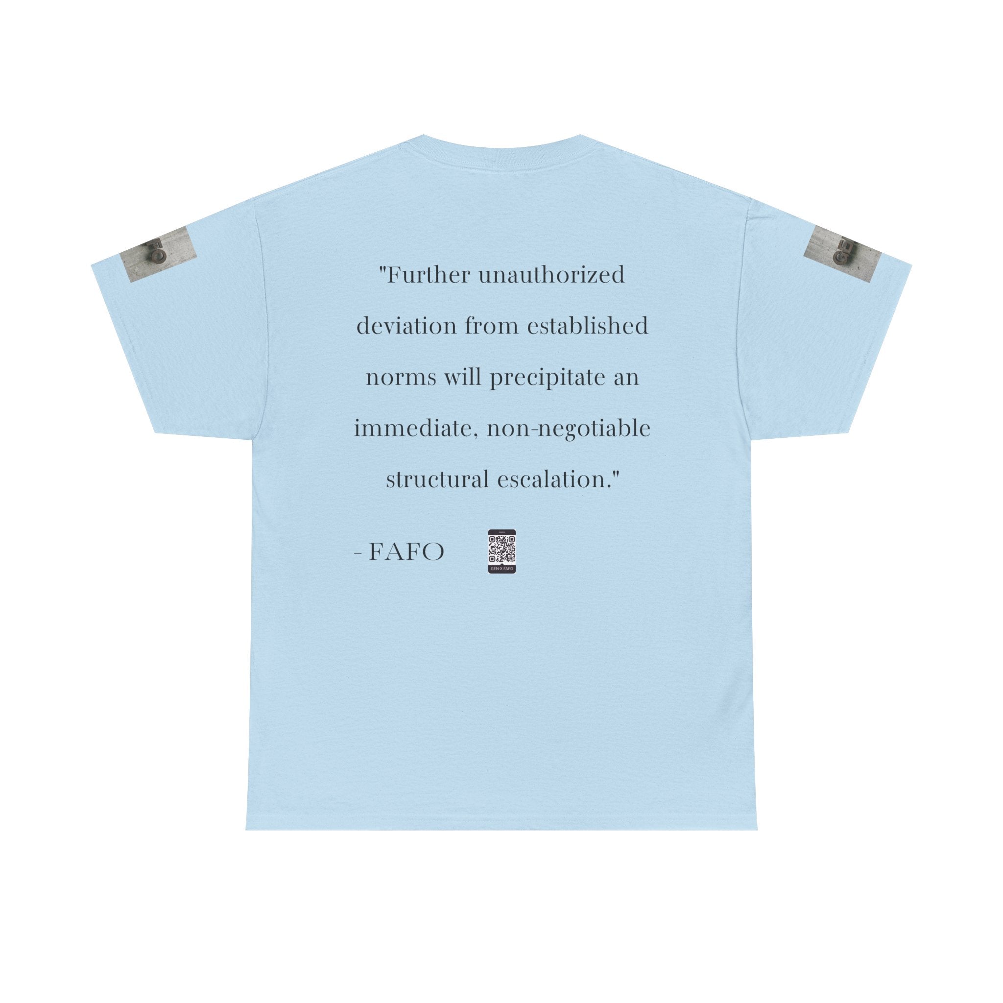 #GXF-001 "Further unauthorized deviation from established norms will precipitate an immediate...