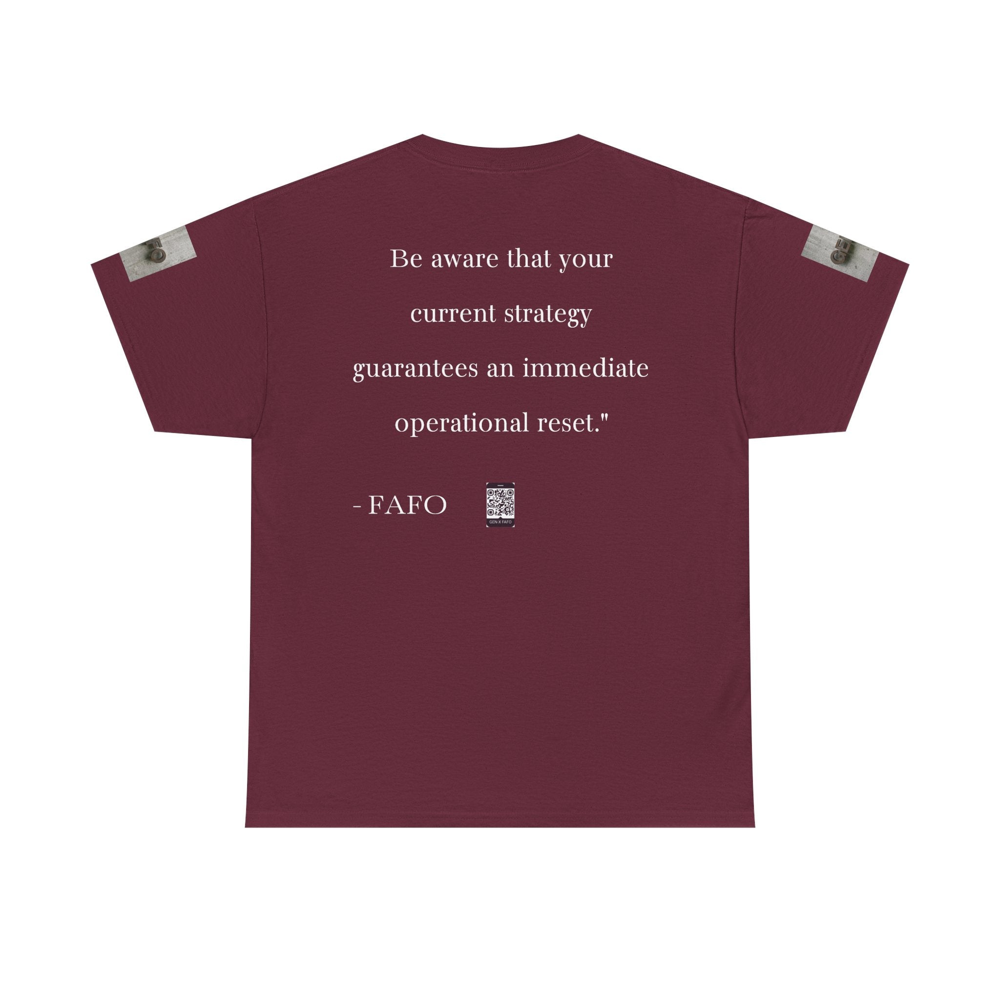 #GXF-025a "Be aware that your current strategy guarantees an immediate operational reset."