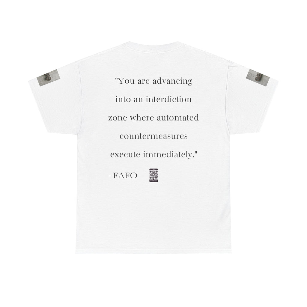 #GXF-009 "You are advancing into an interdiction zone where automated countermeasures execute...