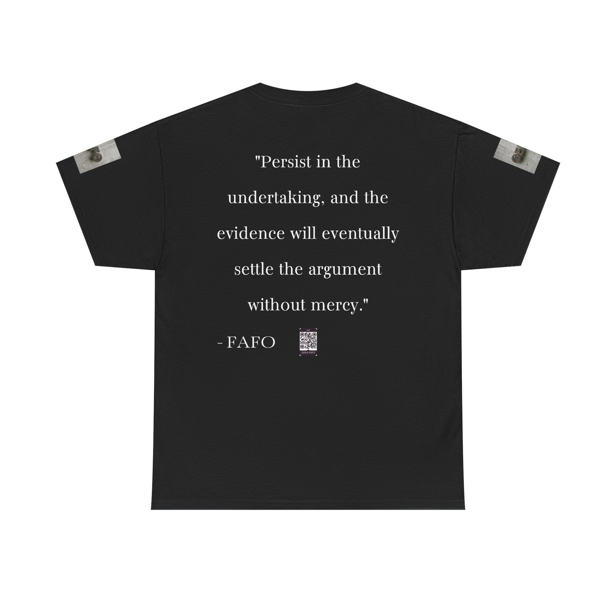 #GXF-035a "Persist in the undertaking, and the evidence will eventually settle the argument...