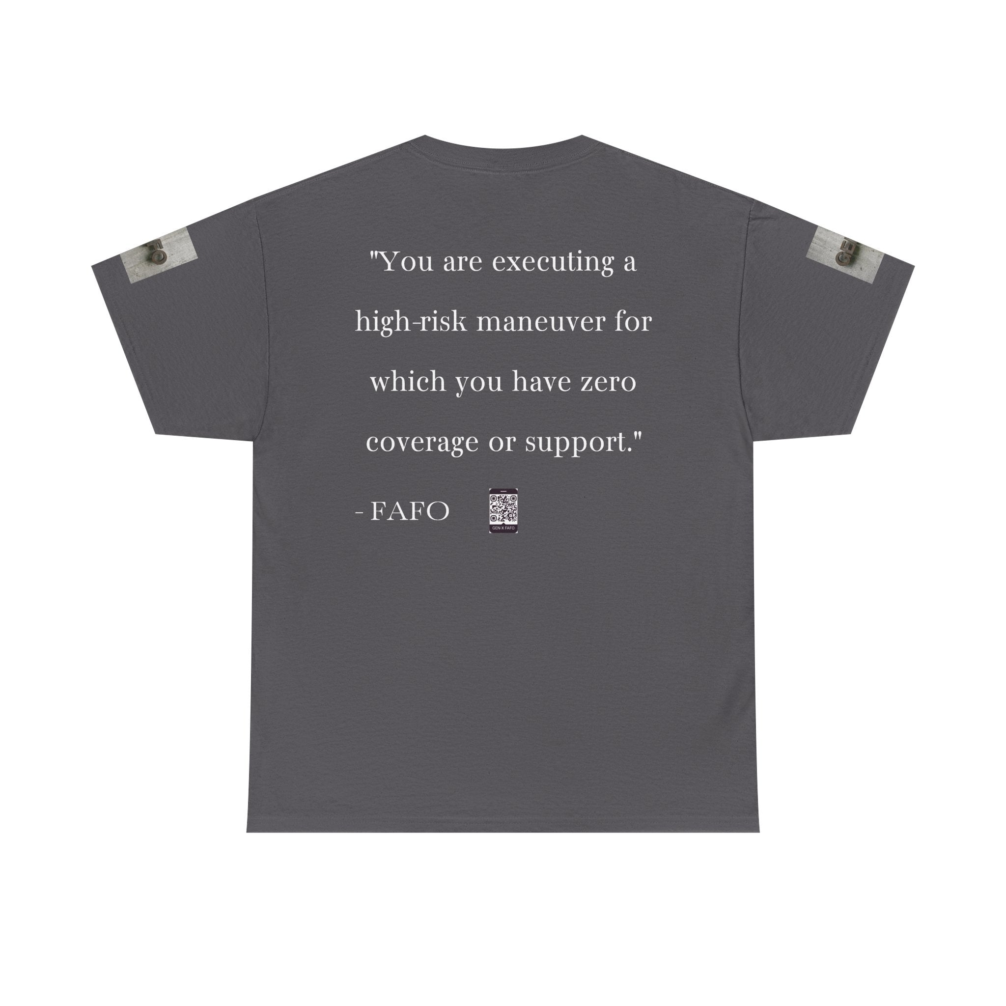 #GXF-023a "You are executing a high-risk maneuver for which you have zero coverage or support."